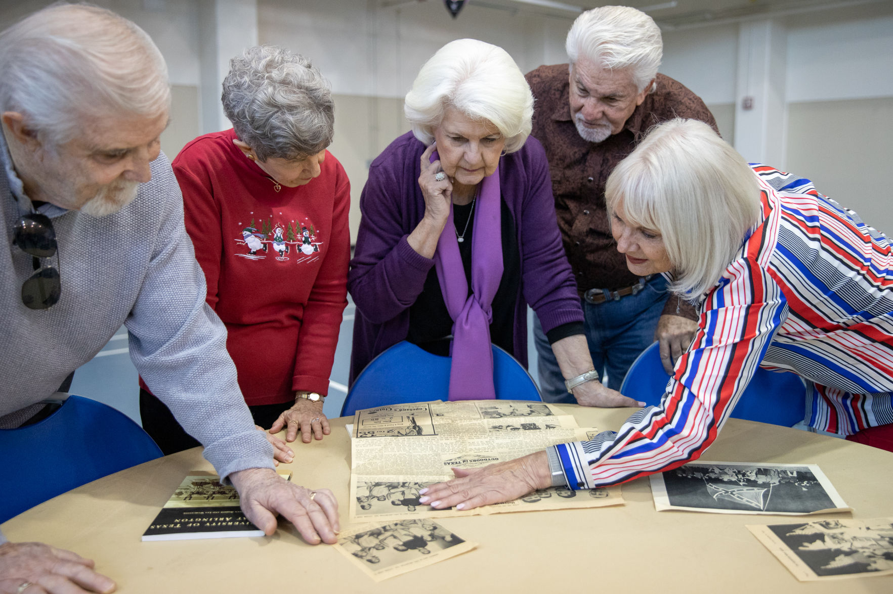 Over 50 years later, a UTA cheer team reunites for a day of nostalgia